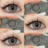 Eyeshare 1pair Gray Color Contact Lenses for Eyes Natural Soft Lens 14.5mm Big Eyes Contacts Annual Use