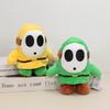 8 Styles Mario Shy Guy Plush Kawaii Black Blue Yellow Shy Guy Angry Mask Man Stuffed Animal Small Shy Gug Keychain Birthday Gift