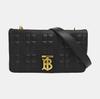 [Pre-Owned] Lola Bag TB Logo Quilted Metal Chain Color Block Lambskin Crossbody Shoulder Bag - Very Good #XI76B9