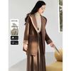 Women's Hooded Wool Blend Winter Coat