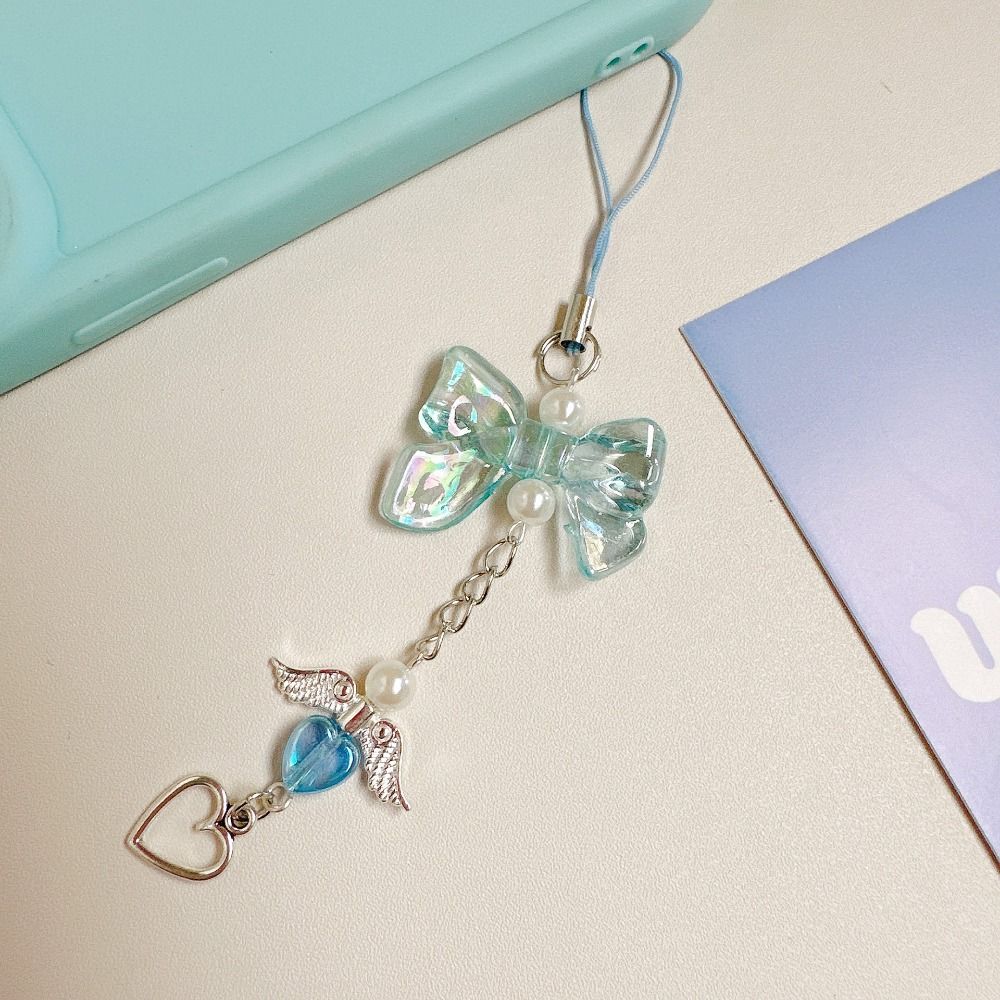 Прозрачный женский мобильный телефон цепочка анти-падение брелок милый телефон подвесной шнурок