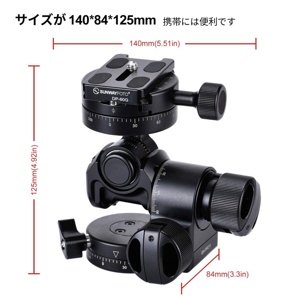SUNWAYFOTO II Gear Head SF0294 [] GH-PRO