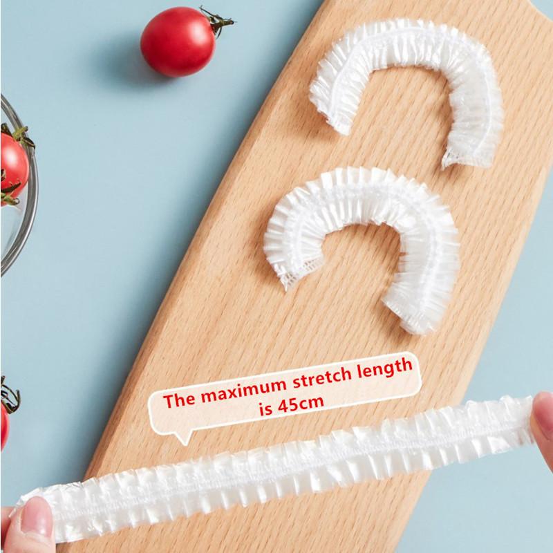 100 шт. одноразовая консервационная крышка, консервационная пленка для остатков, герметичная крышка для холодильника, посуда для консервации пищевых продуктов, пыленепроницаемая