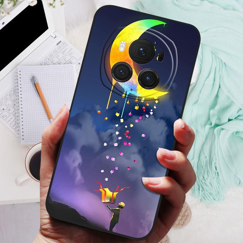 Чехол для Honor Magic6 Pro Роскошный мягкий силиконовый чехол из ТПУ для телефонов Honor MAGIC 6 Pro 5G Чехлы Magic6Pro 6Pro Мраморный Funda Capa