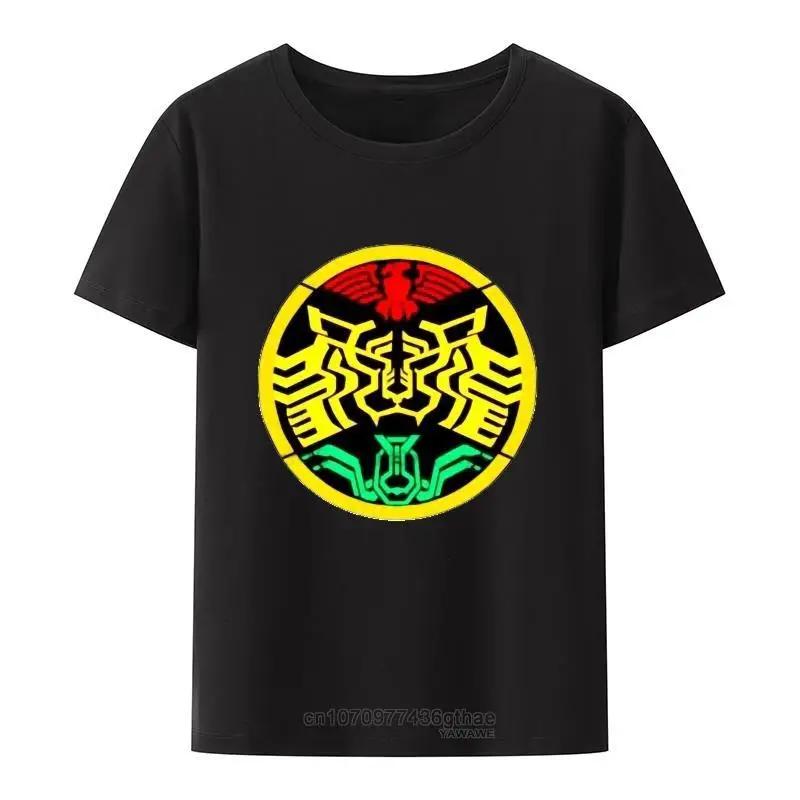 Футболка унисекс KaUnisex Rider OOO Super Tatoba Symbol черная белая унисекс модальная с круглым вырезом летняя рубашка с круглым вырезом повседневная уличная одежда топы