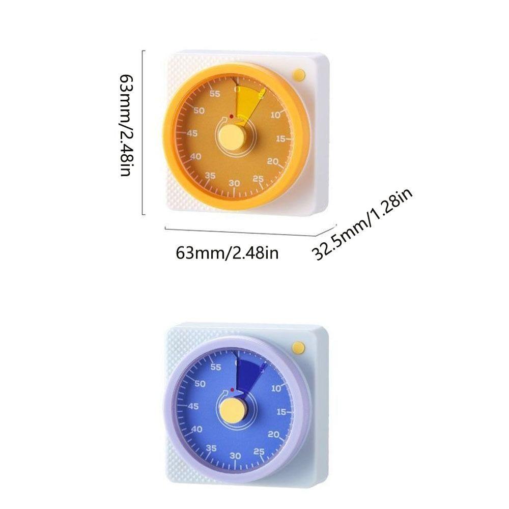 Magnetic Mechanical Visual Timer Self-discipline Countdown Alarm Clock Kitchen Timer  Kitchen Use
