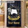 Beach TowelDerby County Custom Name Text Personalized Soft Towel for Beach Pool Indoor Home Decor Gift