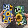 Чехол Sunflower для iPhone 16 Samsung A55 A35 A34 S24 FE Xiaomi Redmi Note 13 Pro 14C Huawei Honor 200 противоударный бампер для телефона с защитой от царапин