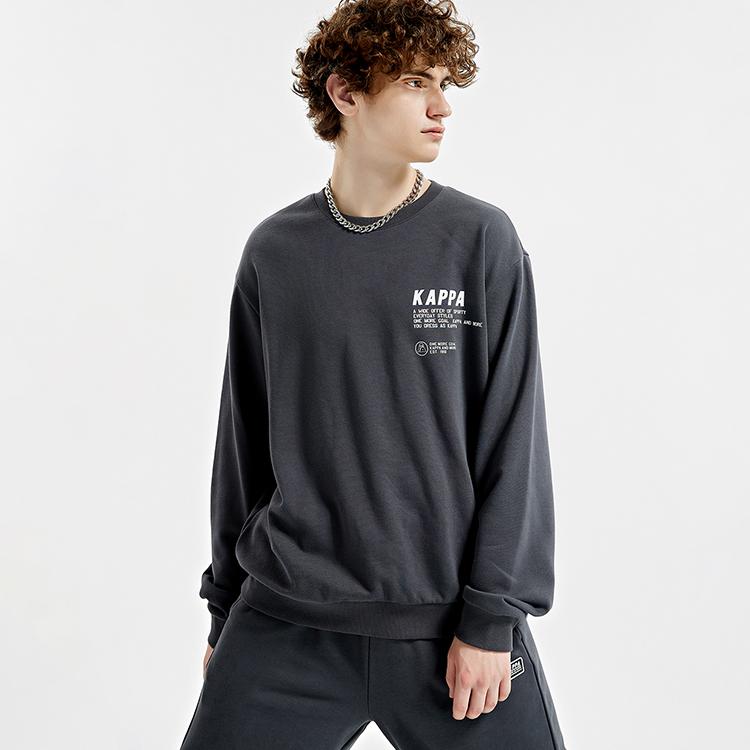 Kappa Sweatshirts Men's Crew Neck Moderate Regular K0B52WT04D