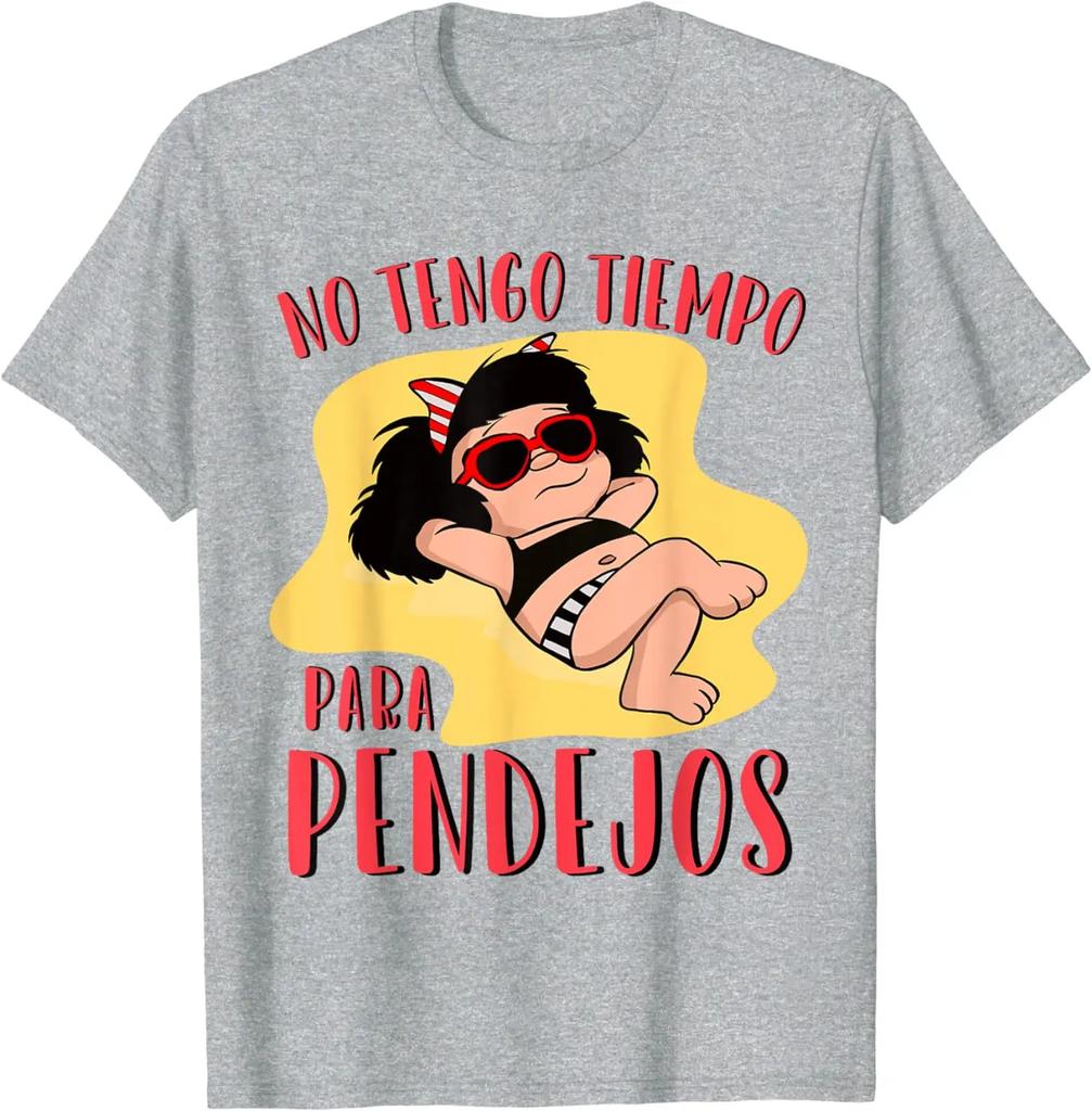 Забавная футболка Feminist Mafalda No Tengo Tiempo Para Pendejos