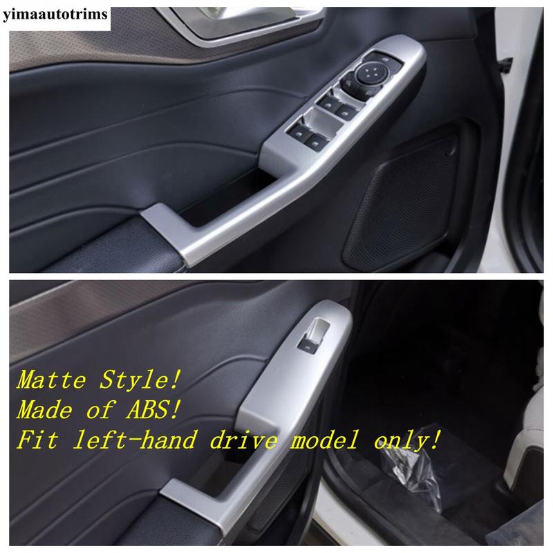 Door Armrest Window Lift Glass Button Switch Control Panel Cover Trim For Ford Escape / Kuga - 2025 Accessories Interior