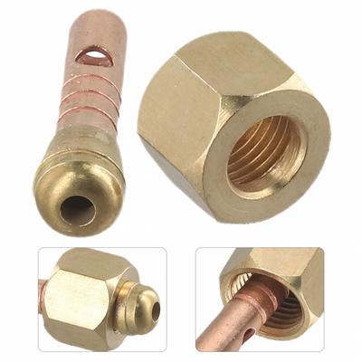 Латунный материал Соединитель питания/газа Соединитель M16*1.5MM Гайка