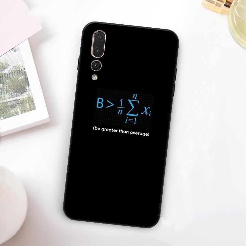 Чехол с формулами и уравнениями для Huawei Nova 11 10 9 SE Y70 Y60 Y90 Y61 Y91 Y73 Y72 12i 11i 8i P30 P40 Lite P60 Pro