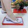 Pointed-toe Single Shoes New Shallow-mouthed Thick-heeled Low-heeled Shoes High-heeled Shoes for Mom