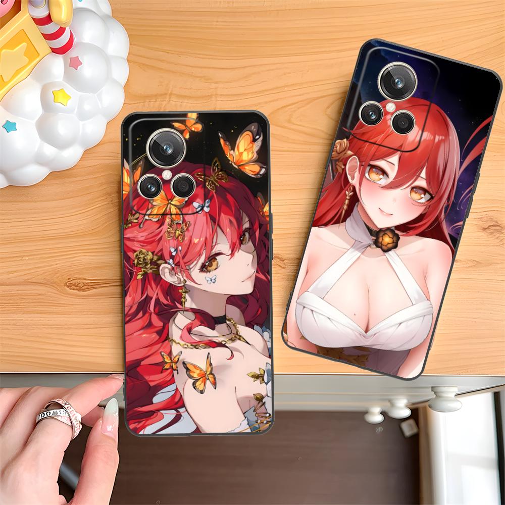 HSR Himeko Матовый ТПУ Чехол для Мобильного Телефона для Realme GT 8 Neo Pro C75 73 71 C67 65 C55 53 C35 31 C20 15 Цветная Крышка