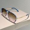New Big Frame Popular Pilot Sunglasses Women For Men Vintage Sun Glasses Punk Luxury Brand Designer y2k Metal Eye Glasses UV400