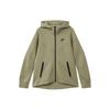 Sportswear Tech Fleece Windrunner Logo Print Sports Training Casual Hooded Zip Jacket Women Jackets Olive-Green FB8339-276