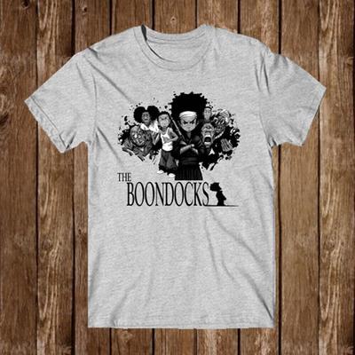 Мужская серая футболка The Boondocks Размеры S-5XL Унисекс футболка