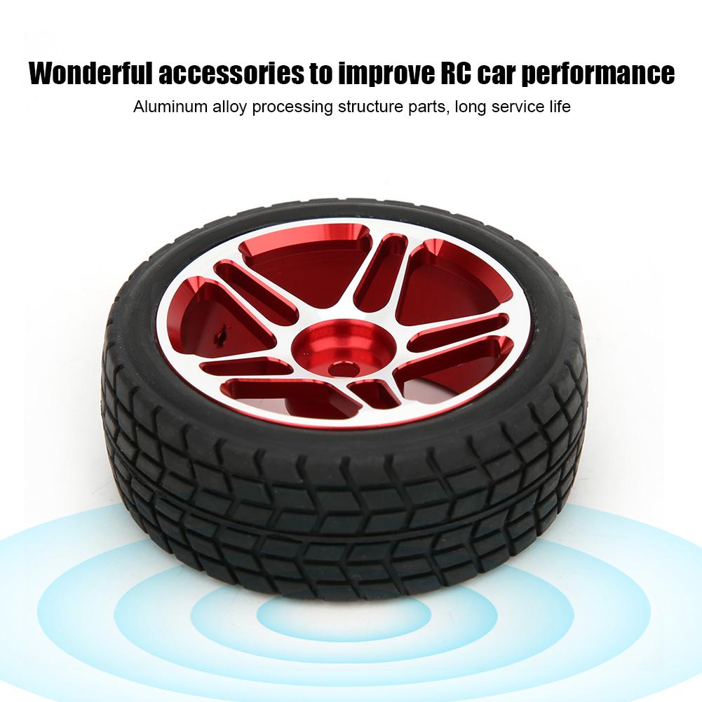 4 шт. Алюминиевый сплав 110 Шина для радиоуправляемой машины Шина Пульт управления Колесо для машины Замена Красный