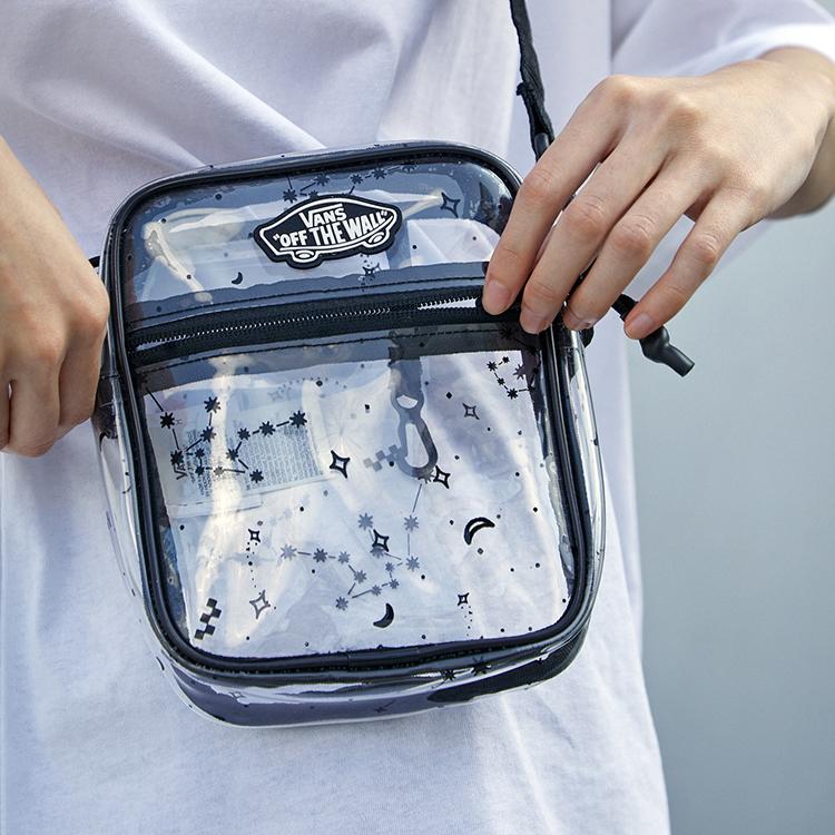 Men's Bag Vans Polyester Crossbody Bags Regular Unisex Semi-Transparent