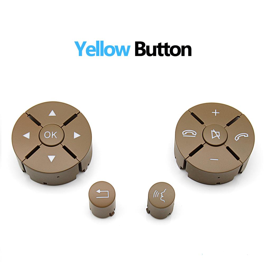 Car Steering Wheel Control Buttons Cover For Mercedes Benz C GLK E Class W204 W207 W212