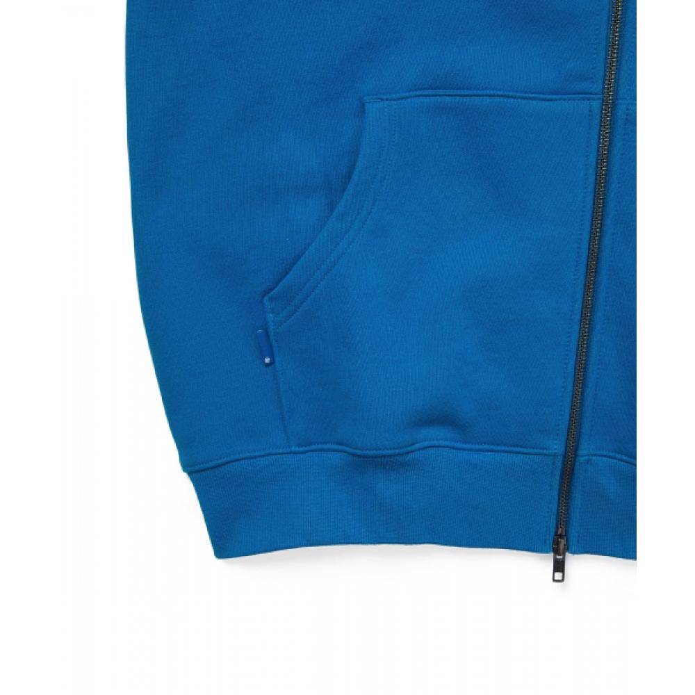 Thisisneverthat Тнт. Классическая толстовка с капюшоном на молнии Hdp синего цвета