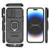 Для iPhone 15 16 Чехол-кольцо Пантера Apple 17 Pro Max Чехол-окно Боевой Медведь