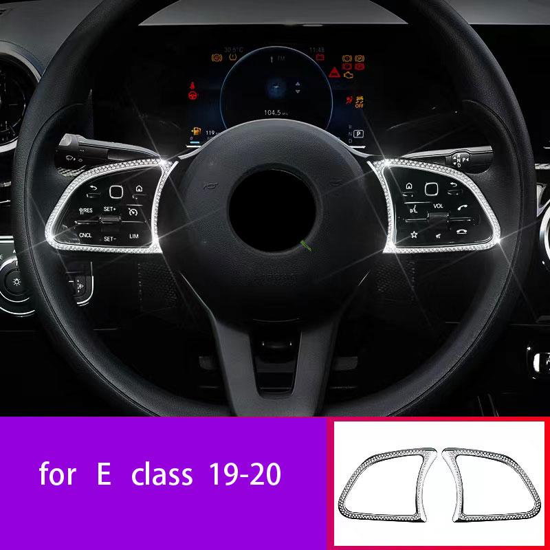 Для Mercedes Benz C GLC Class W205 X253 Накладка на центральную консоль с бриллиантами, кристаллическая наклейка, аксессуары для интерьера