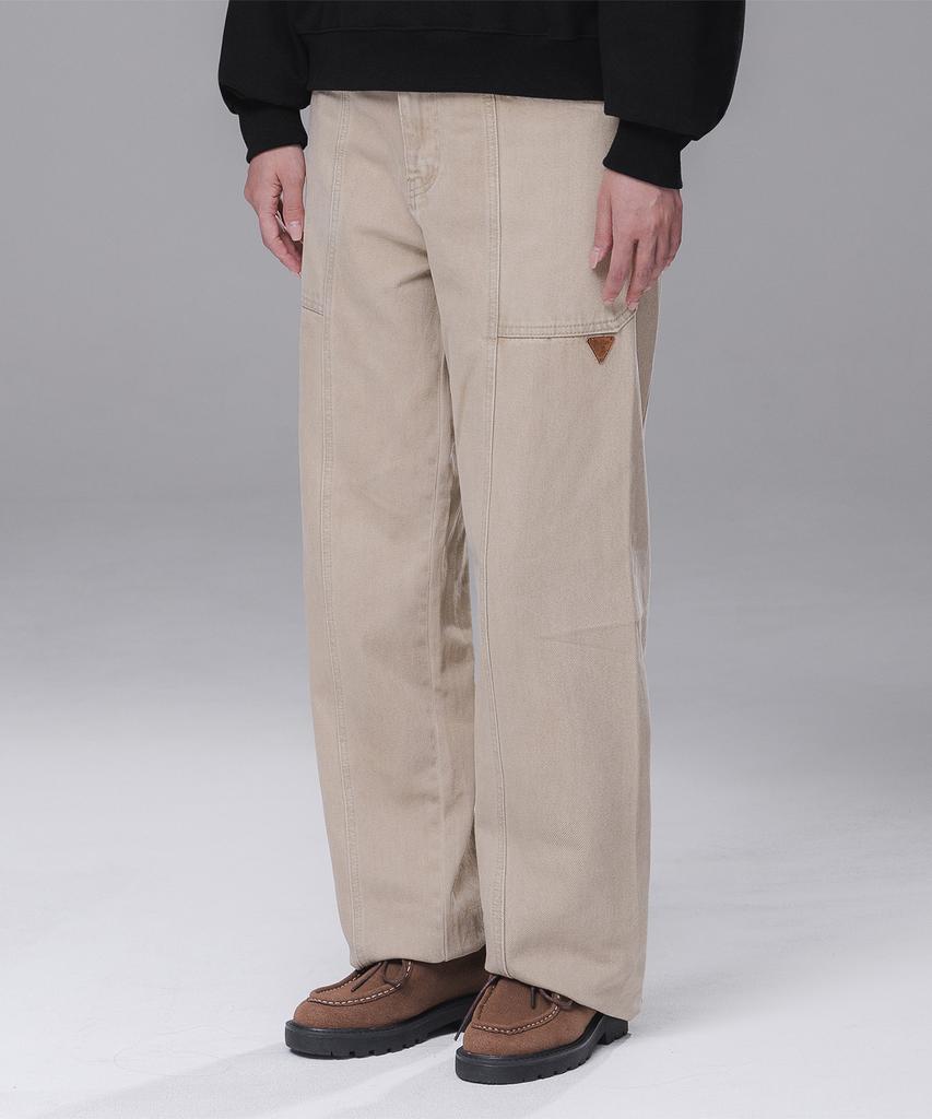 BAKKEN Pigment Straight Fatigue Pants Bk8924_Beige