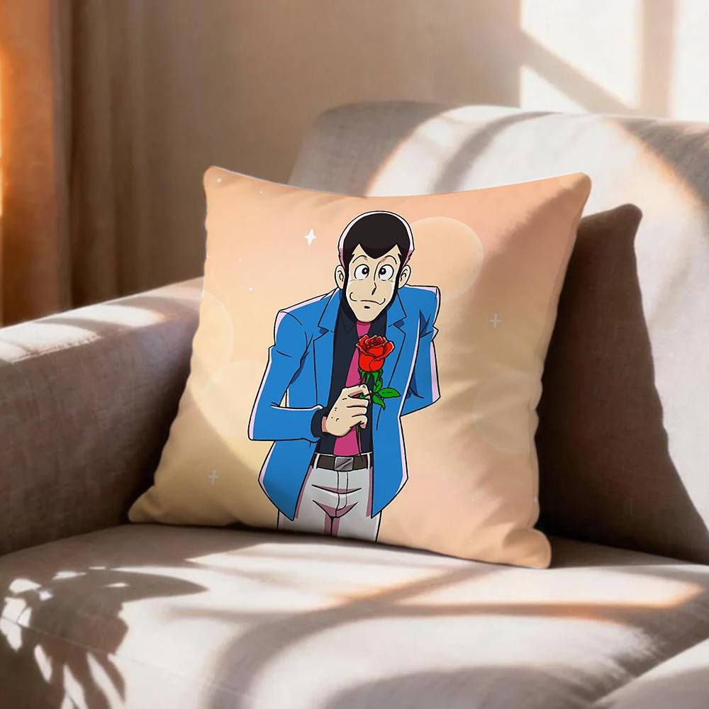 COOL LLupin The TThird Pillow Case Pattern Printed Pillowcase For Living Room Sofa Cushion Cover
