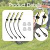 8Pcs Universal Grass Trimmer Fuels Lines Petrol Filter Kit Flexible Lightweight with Primer Bulbs