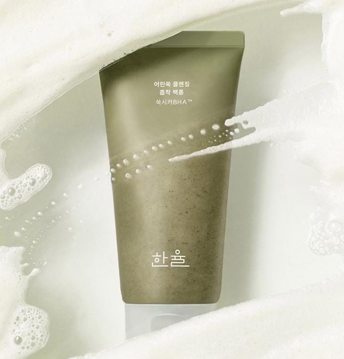 Корейская полынная пенка для умывания – HANYUL Глубоко очищающая пенка