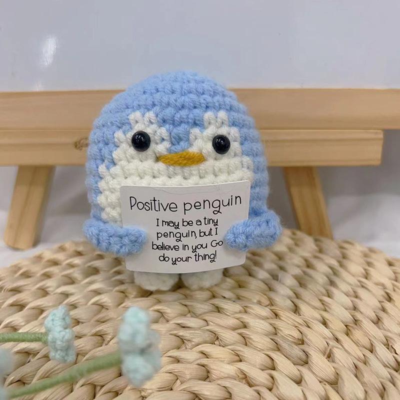 Позитивная Энергия Картофельные Куклы Ручной Работы Обнимашка Карманная Вязаная Кукла Позитивная Открытка Настольное Украшение Подарок Комната Мотивационный Декор