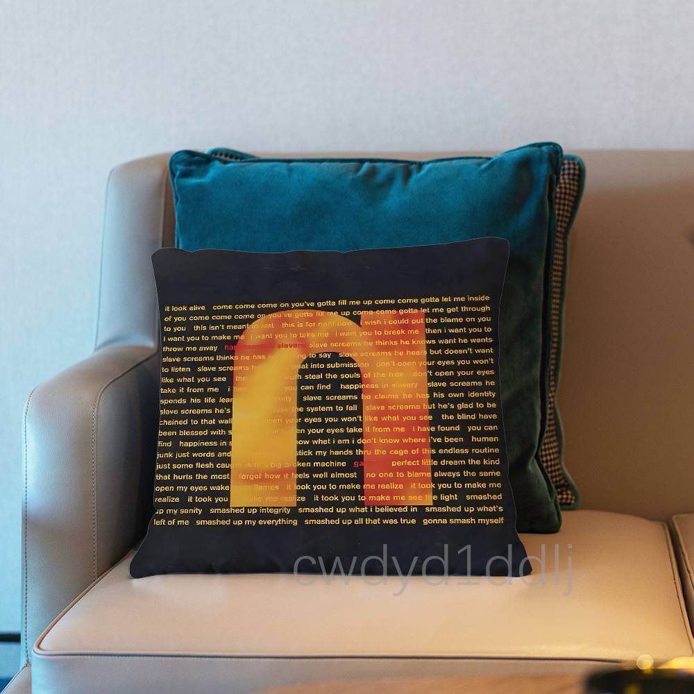 NNine Inch Nails The Fragile Cushion Cover Pillow Cover Decor Pillowcase Printed Cushion Case For Couch