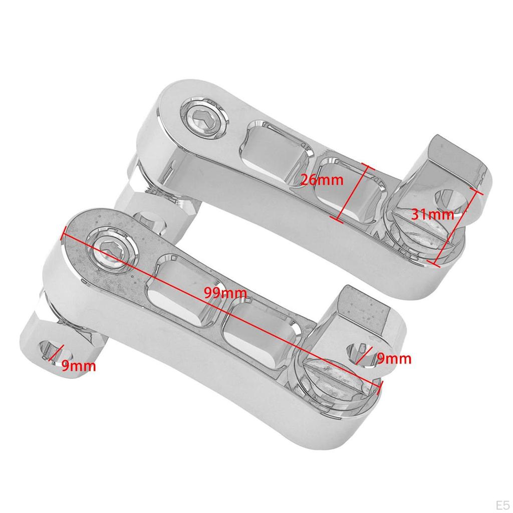 Motorcycle Rear Foot Peg Bracket Set - Easy Installation