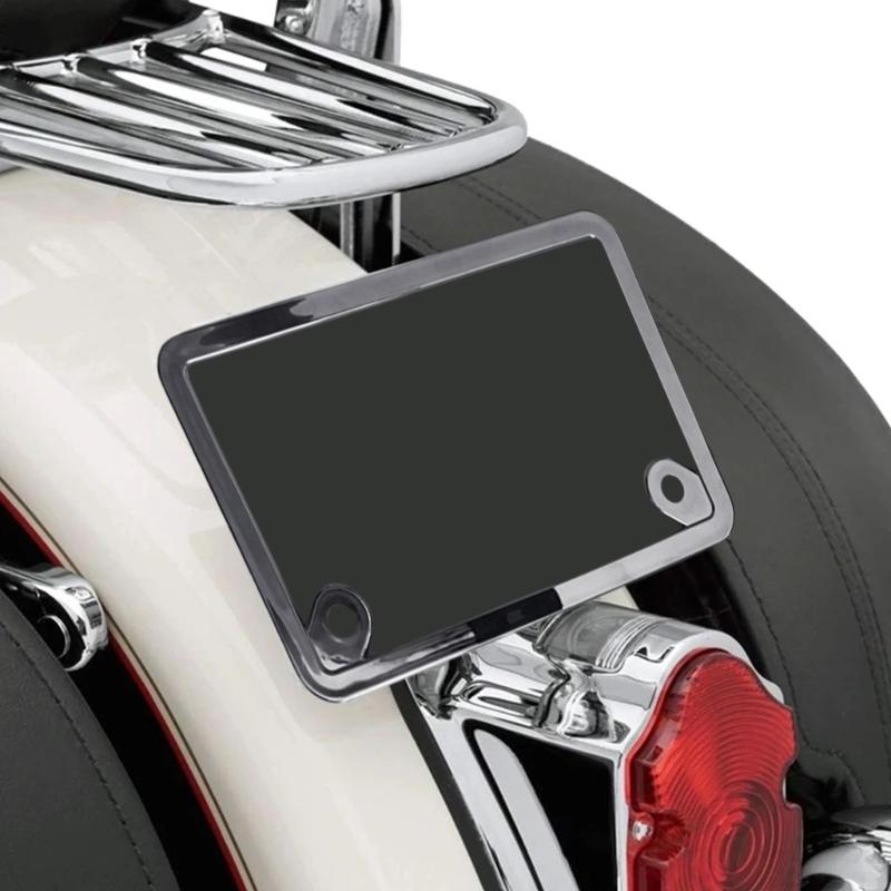 Пластиковая рамка для номерного знака Мотоциклетный держатель номерного знака для переднего и заднего 2-х отверстий Крышки номерного знака