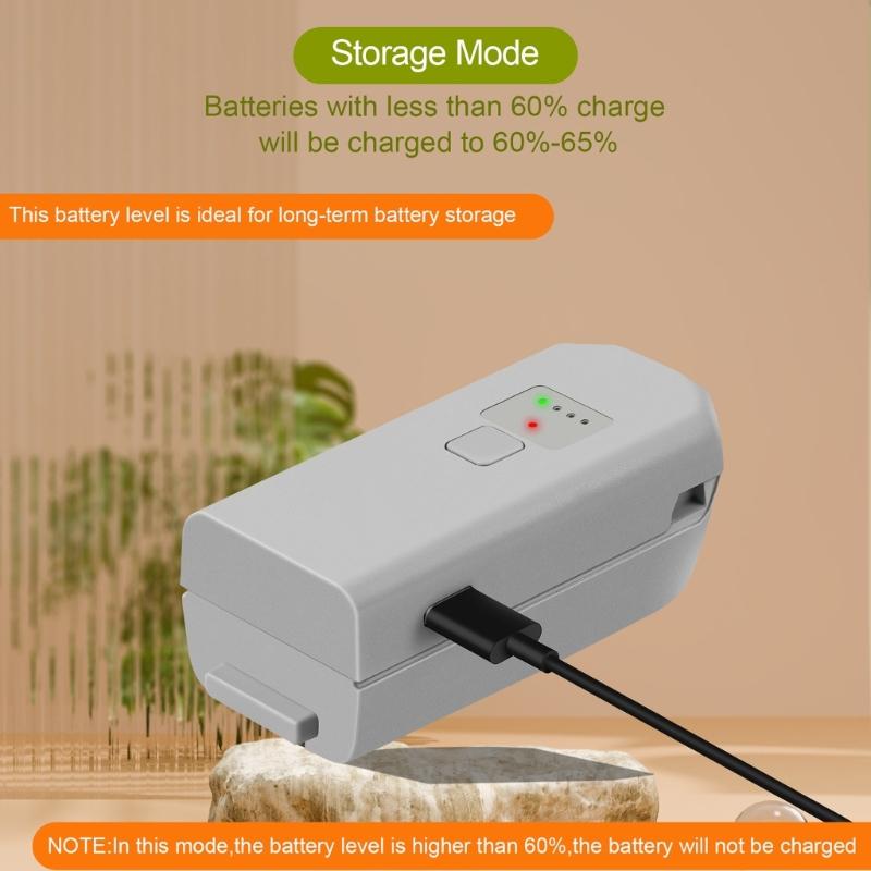 Portable Battery Charger For Drones Batteries Featuring Single Charging And Double Modes Batteries Care Accessories
