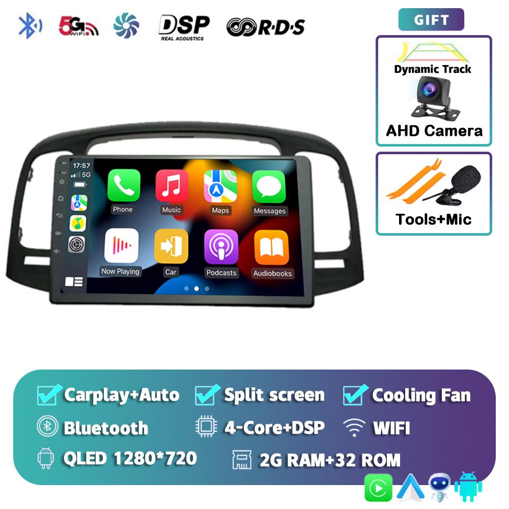 Android 14 Carplay Auto 2 DIN автомобильное радио для Hyundai Accent 2008 2009 2010 2011 GPS мультимедиа видеоплеер стерео 2din DVD DSP