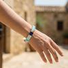 Elegant Enamel Cuff Bangles Wide Geometric Bracelet Personality Bohemian Drip Oil Bracelet  Women