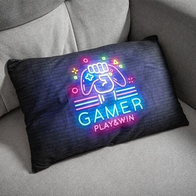 Подушка для геймера с неоновым эффектом Подушка для игроков в видеоигры