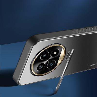 Для OPPO Realme 13 Pro Plus 13Pro Чехол металлический объектив камеры держатель крышка для Realme 13 Pro+ 12pro противоударный матовый защитный чехол с подставкой