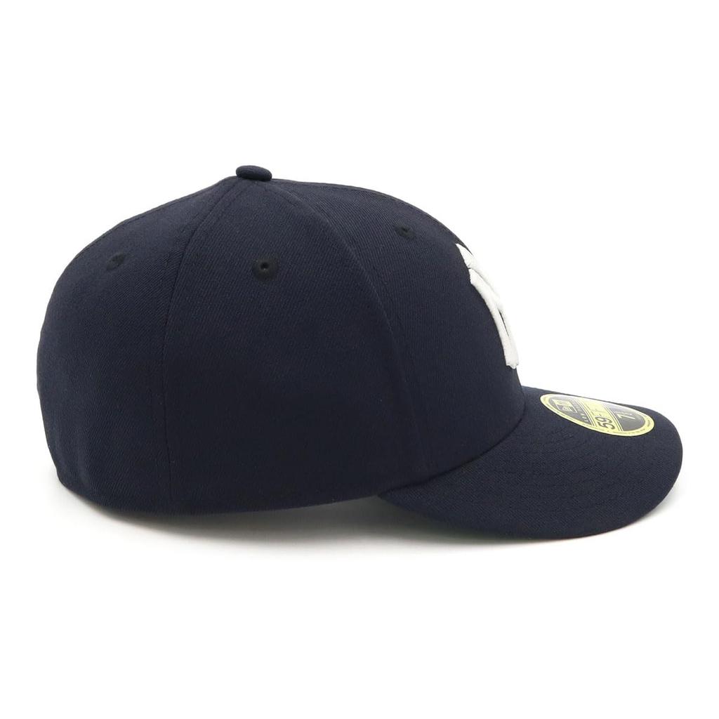 New Era LP 59FIFTY Cap MLB New York Yankees NY Navy Blue UNDER VISOR ONSPOTZ Exclusive and 5950 Unisex Hat for Summer Sun Protection and UV Stylish
