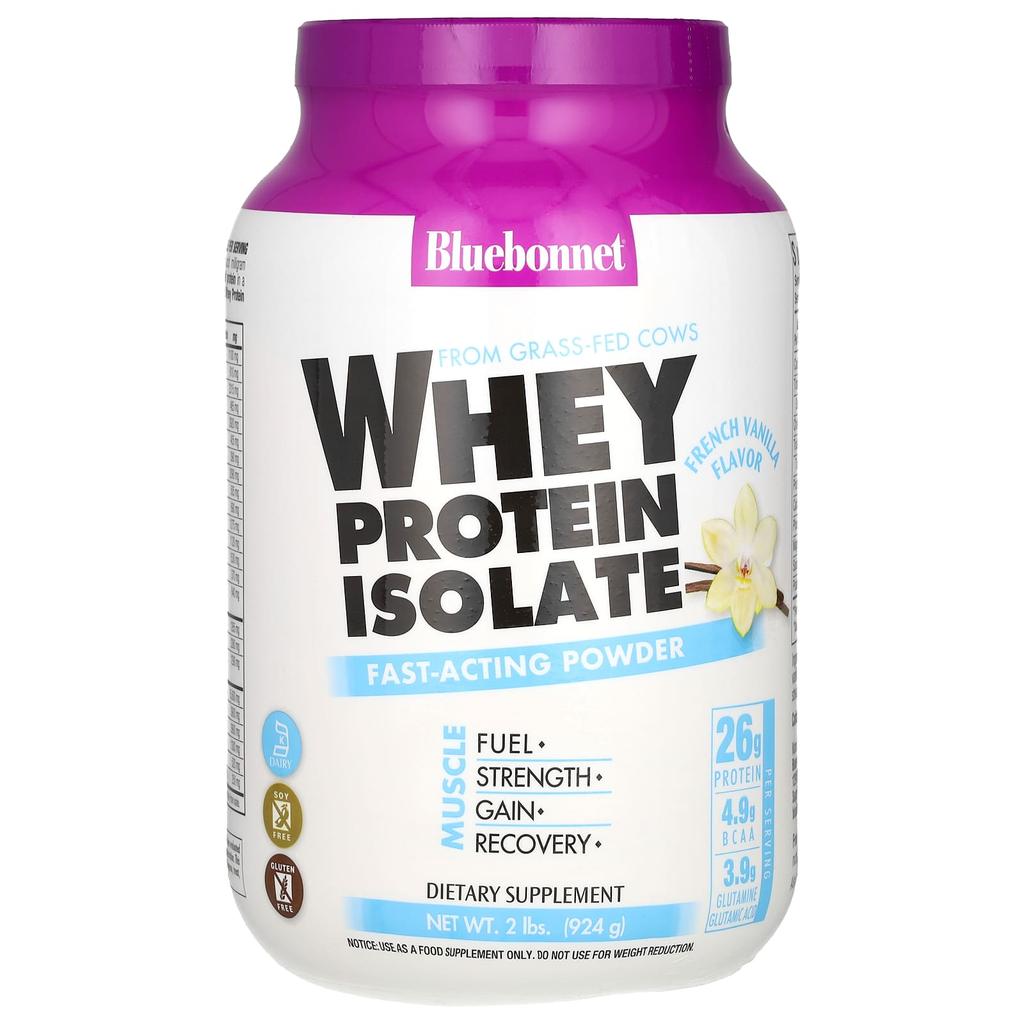 Whey Protein Isolate, French Vanilla, 924G (2Lbs)