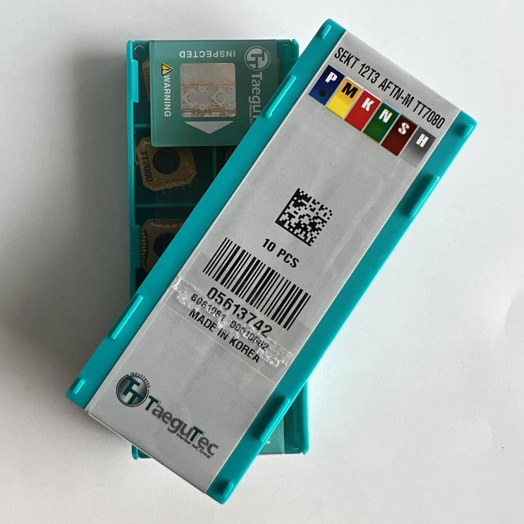 TaeguTec / SEKT12T3AFTN-M TT7080 /Original Blade Carbide CNC Blade 10 PCS