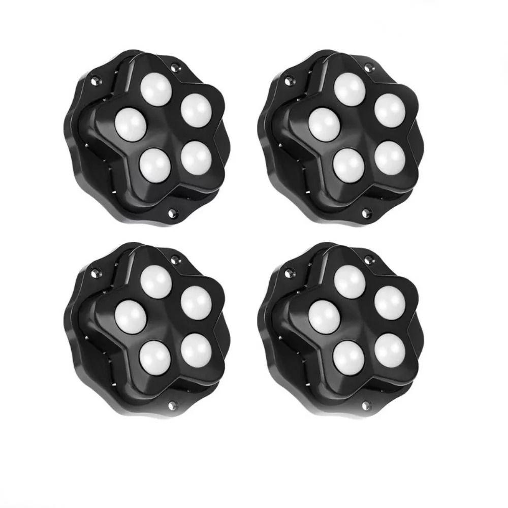 4 шт./комплект самоклеящиеся универсальные колеса бесшумные шариковые мебельные ролики прочный вращающийся на 360° шкив