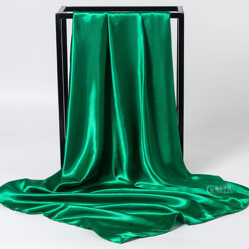 Весна/лето Новый женский шелковый шарф 90 * 90 см Имитация шелкового твила квадратный шарф Модный принт большой квадратный шарф профессиональный шарф