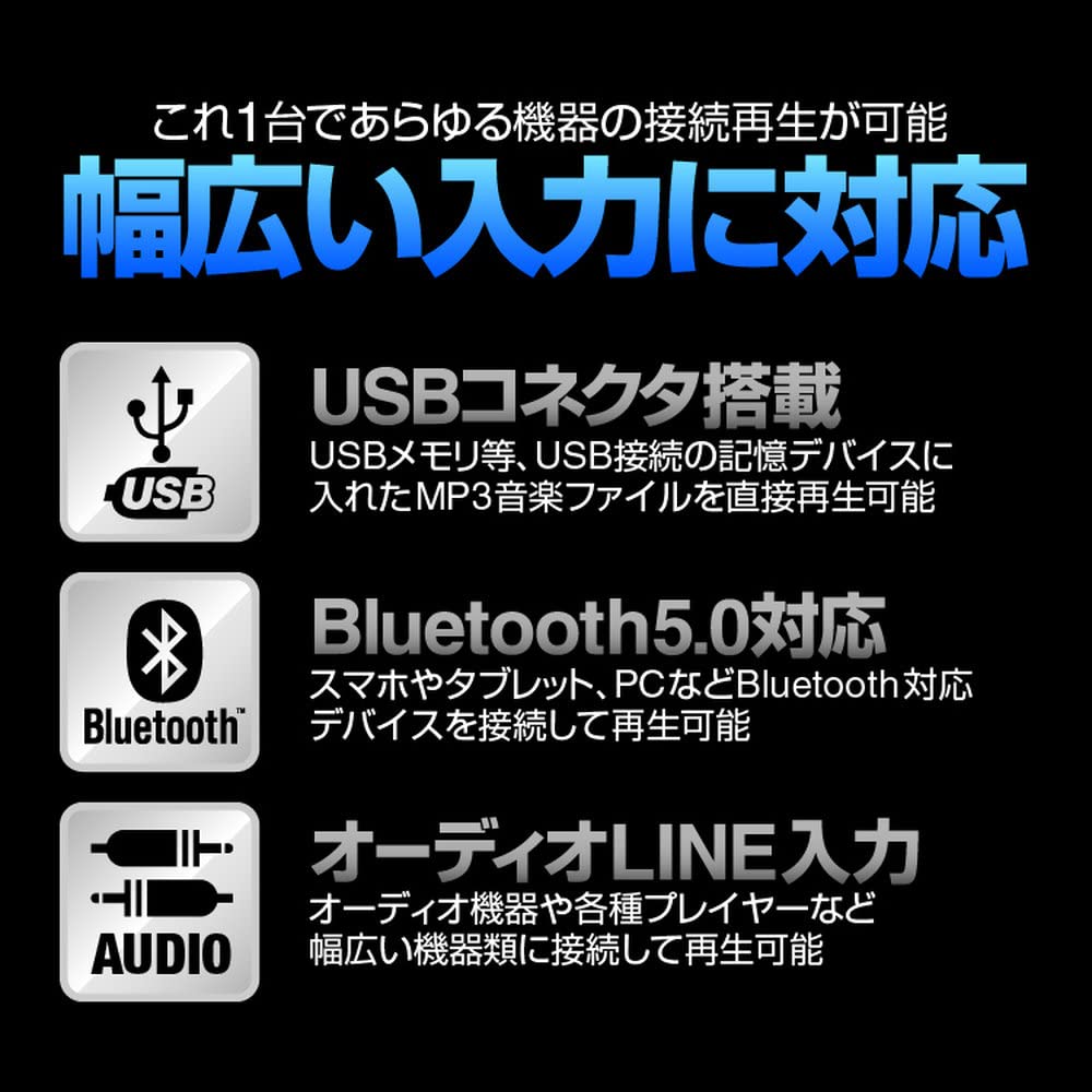Lifepower Digital Amplifier Audio Amplifier Maximum Output 600W USB Memory Hifi Stereo with Microphone Terminal 70W+70W 6.5mm