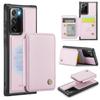 JEEHOOD J05 For Samsung Galaxy Note20 Ultra/Note20 Ultra 5G Case Leather Mobile Cover with Detachable Magnetic Card Bag