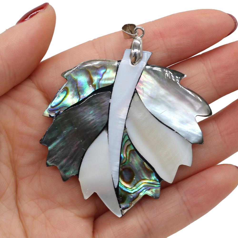 Подвеска из натуральной ракушки, неправильной формы, 50x50 мм, для изготовления ювелирных изделий, DIY, ожерелье, браслет, аксессуар