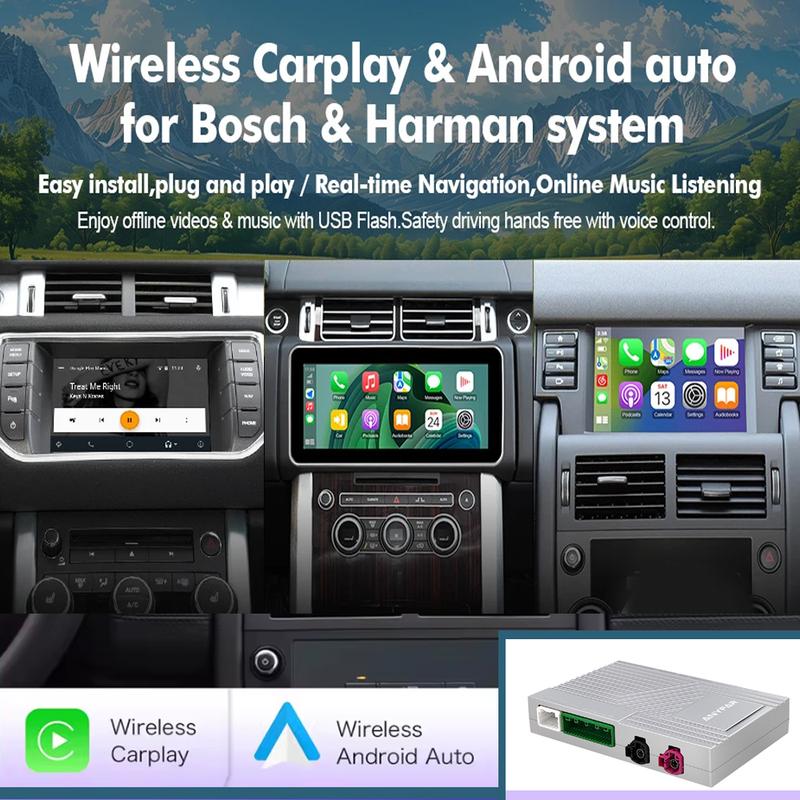 Беспроводной Carplay Android Auto для Land Rover Jaguar Harman Bosch Discovery 4 Aurora Freelander 2 XE XF XJ